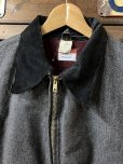 画像2: 1950'S NOS PENNEYS BIG MAC BLACK COVERT WORK JACKET SIZE/44 (2)