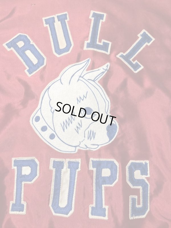 画像16: 1940'S ”BULL PUPS” SATIN ATHLETIC JACKET SIZE/42