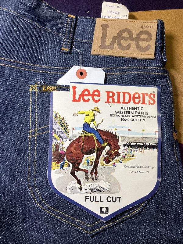 画像1: 1970'S NOS LEE RIDERS LOT200-0041 SIZE/40X30