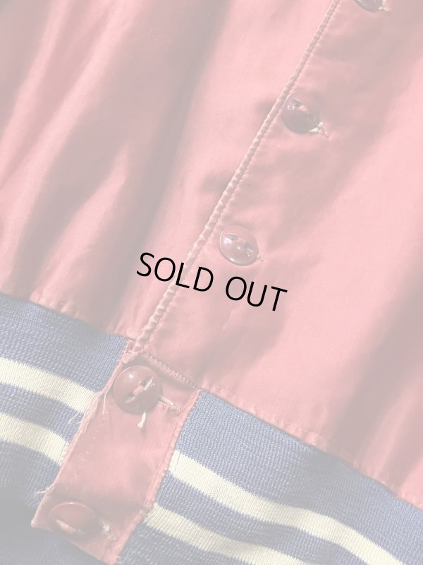 画像4: 1940'S ”BULL PUPS” SATIN ATHLETIC JACKET SIZE/42