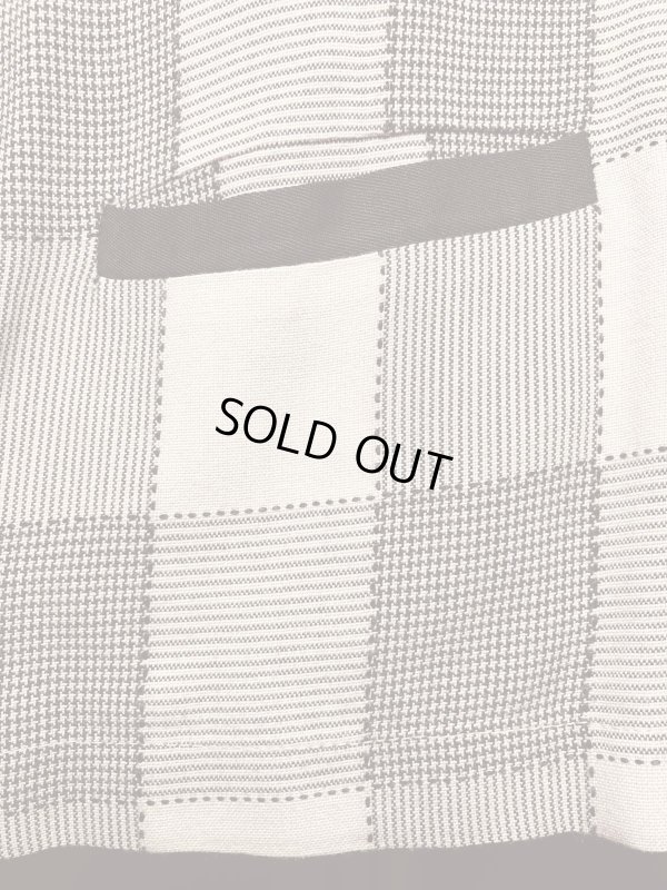 画像9: 1950'S WESTWARD HO! PINK & BLACK PANELED R'N'R RAYON PULLOVER SHIRT/LARGE