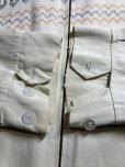 画像14: 1950'S BUCK SKEN BRAND NATIVE BORDER IVORY GABERDINE JACKET SIZE-38