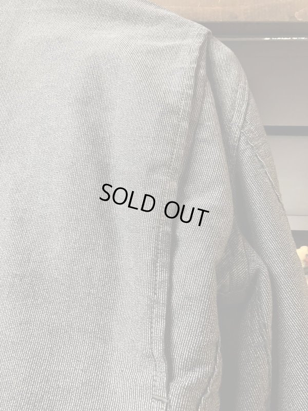 画像13: 1950'S BIG SMITH "STIFELS" BLACK STRIPE FABRIC WORK JACKET SIZE/38