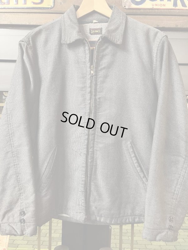 画像3: 1950'S BIG SMITH "STIFELS" BLACK STRIPE FABRIC WORK JACKET SIZE/38