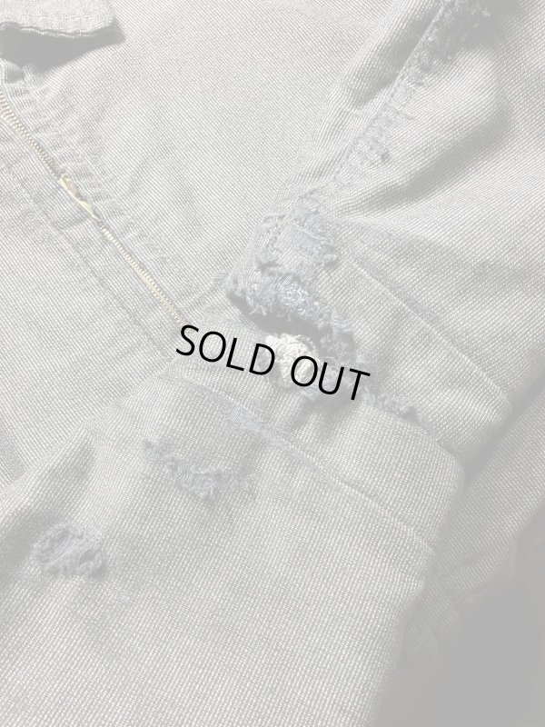 画像17: 1950'S BIG SMITH "STIFELS" BLACK STRIPE FABRIC WORK JACKET SIZE/38