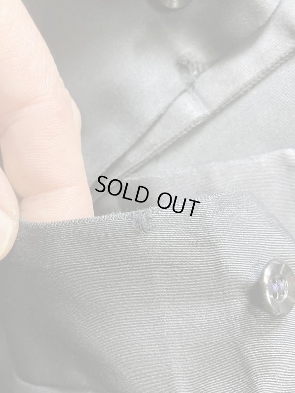 画像16: 1950'S JIM CLINTON SOLID BLACK GABERDINE JACKET SIZE/36 