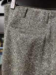 画像7: 1950'S FLECK TWEED WOOL HOLLYWOOD WAIST SLACKS SIZE/31X30