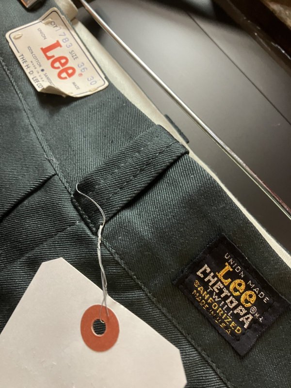 画像1: 1960’S NOS LEECHETOPA TWILL  WORK PANTS 36 x 30