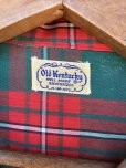 画像3: 1950'S OLD KENTUCKY GREEN X RED PLAID COTTON SHIRT SZ/MEDIUM