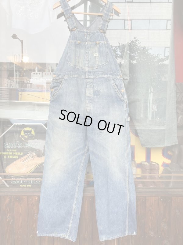 画像1: 1950'S〜 LEE DENIM OVERALLS LOT 91-SB 40X30