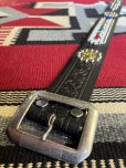 画像3: RAWHIDE STUDDED & JEWELED BELT LOT-115 /1-3/4"[44MM] 
