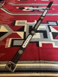 画像2: RAWHIDE STUDDED & JEWELED BELT LOT-115 /1-3/4"[44MM]  (2)