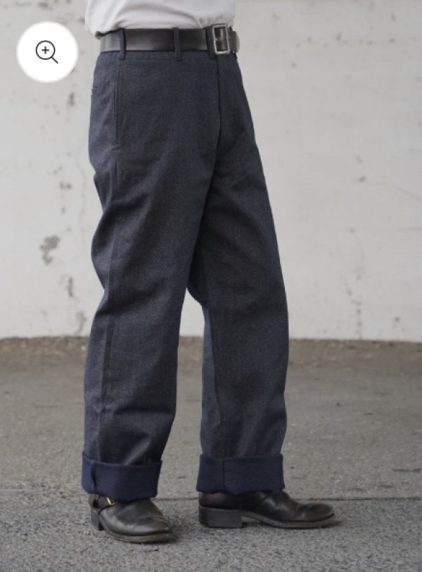 画像8: The GROOVIN HIGH #250318 1945 Jail Pants/Navy Heavy Chambray