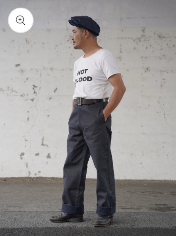 画像3: The GROOVIN HIGH #250318 1945 Jail Pants/Navy Heavy Chambray