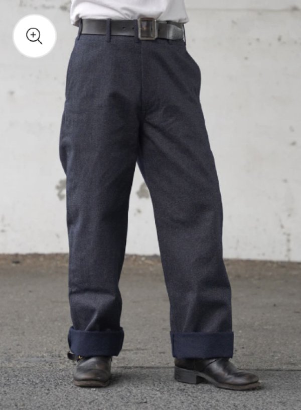 画像7: The GROOVIN HIGH #250318 1945 Jail Pants/Navy Heavy Chambray