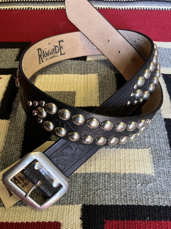 画像1: RAWHIDE STUDDED & JEWELED BELT LOT-148/ 1-3/4"[44MM] 