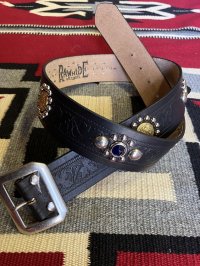 RAWHIDE STUDDED & JEWELED BELT LOT-114/ 1-3/4"[44MM] 