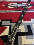 画像2: RAWHIDE STUDDED & JEWELED BELT LOT-148/ 1-3/4"[44MM]  (2)