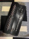 画像1: RAWHIDE STUDDED & JEWELED TRUCKERS WALLET LOT-501D/BLACK/BLACK JEWEL (1)