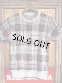 〜1950'S BARCLAY JACQUARD SUMMER KNIT/M 