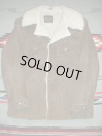 〜1980'S WRANGLER WRANGE COAT SZ/M BROWN CORDS 