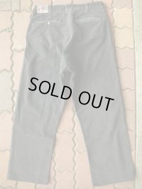 1960'S LEE 721Z BLACK TWILL PANTS SZ 33,5X29(2)