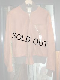 1940'S KNOPF NUBUCK LEATHER SPORT JACKET