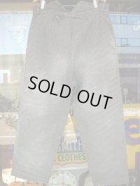 1930'S PRINTED STRIPE U.K.WORK TROUSERS 37X26