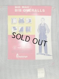 〜1960'S DEAD PENNEY'S BIG MAC HBT OVERALLS/2 38X30