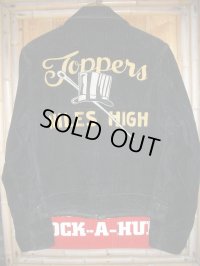 1930'S NILES HIGH EMBROIDERED BLACK CORDS JKT SZ/36