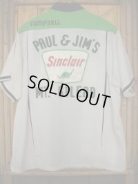 1960'S PAUL & JIM'S SINCLAIR BOWLING SHIRT SZ/L 