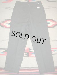 1950'S UNKNOWN CHINCH BACK WOOL TROUSERS 30X29