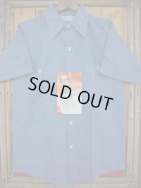 1970'S DEADSTOCK CHAMBRAY S/S WORK SHIRT/S
