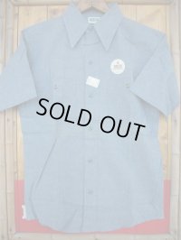 1970'S DEADSTOCK ELY CHAMBRAY S/S WORK SHIRT/S