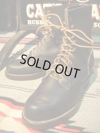 1950'S DEAD WOLVERINE COWHIDE BOOTS SZ/7.5E