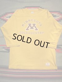 1970'S CHAMPION BLUE BAR TAG FOOTBALL TEE X-LARGE