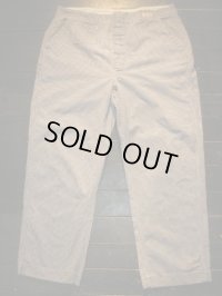 1950'S GINGHAM CHECK COTTON WORK PANTS 38-30