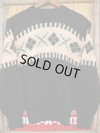 1950'S BLACK & PINK ARGYLE SWEAER