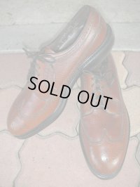 1980'S DEADSTOCK HY-TEST WING TIP SHOES SZ/8D