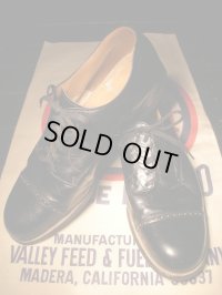 〜1940'S CONNOLLY CAP TOE DRESS SHOES SZ/9EE 