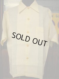 1930'S〜 SKIPPER LINNEN SPORTS SHIRT SZ/L 