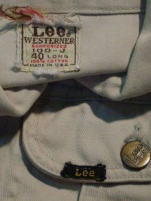 他の写真1: 1960'S LEE WESTERNER 100-J JACKET SZ/40 LONG