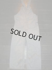 1930'S〜 THOMPSON CAP PIN CHECK OVERALLS 37X30