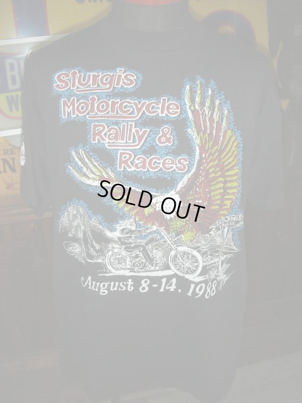 画像3: 1988'S STURGIS M.C. RALLY & RACES TEE SZ/LARGE