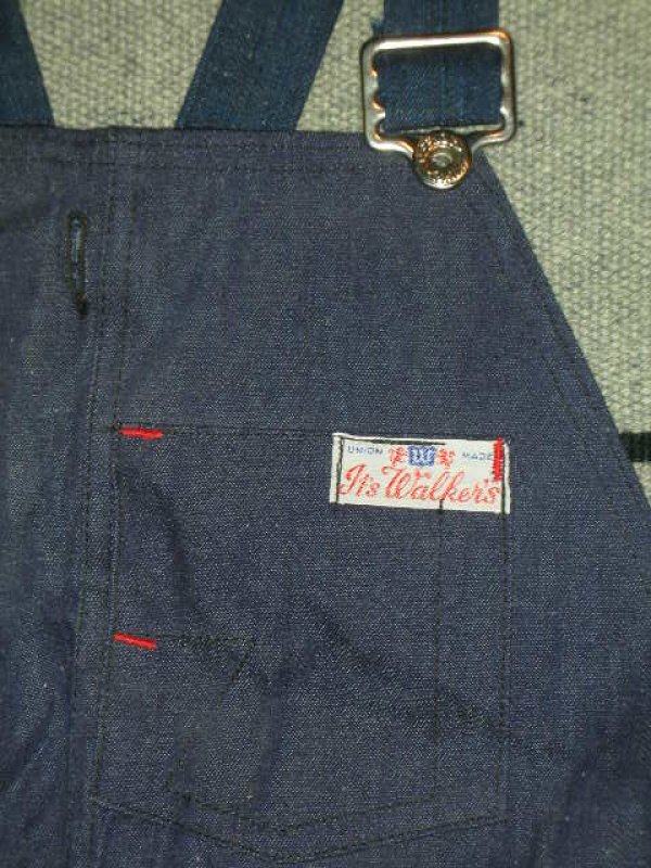 画像15: 1930'S〜 DEADSTOCK It's Walker's Trainmen OVERALLS SZ 34