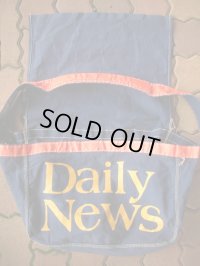 VINTAGE DAILY NEWS NEWSPAPER BAG