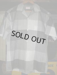 1950'S McGREGOR COTTON PLAID BOX SHIRT SZ/M