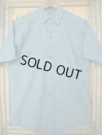 1960'S DEADSTOCK UNKNOWN CHAMBRAY SHIRT SZ/S