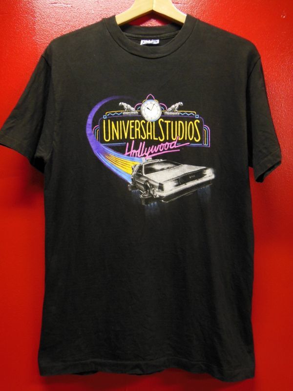 80S90S US古着 ビンテージ UNIVERSAL STUDIO BACK TO THE FUTURE Tシャツ/M - ROCK-A