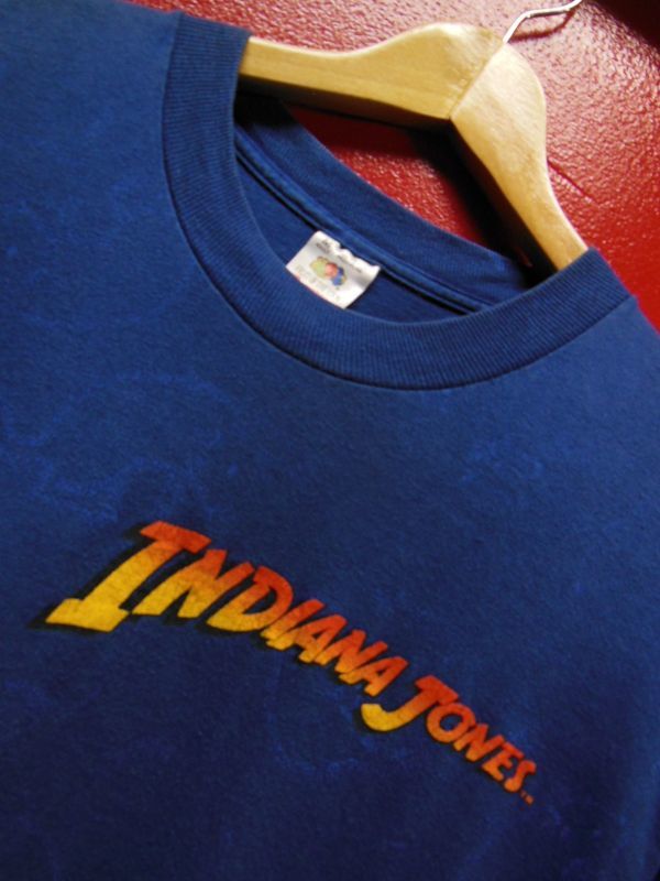 80S90S US古着 ビンテージ インディージョーンズ ネズミ総柄プリント Tシャツ/M - ROCK-A-HULA Vintage